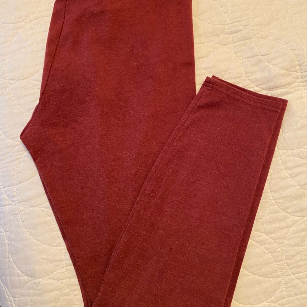 NWOT Women’s LC Lauren Conrad Rust Red Leggings Super Skinny Ponte